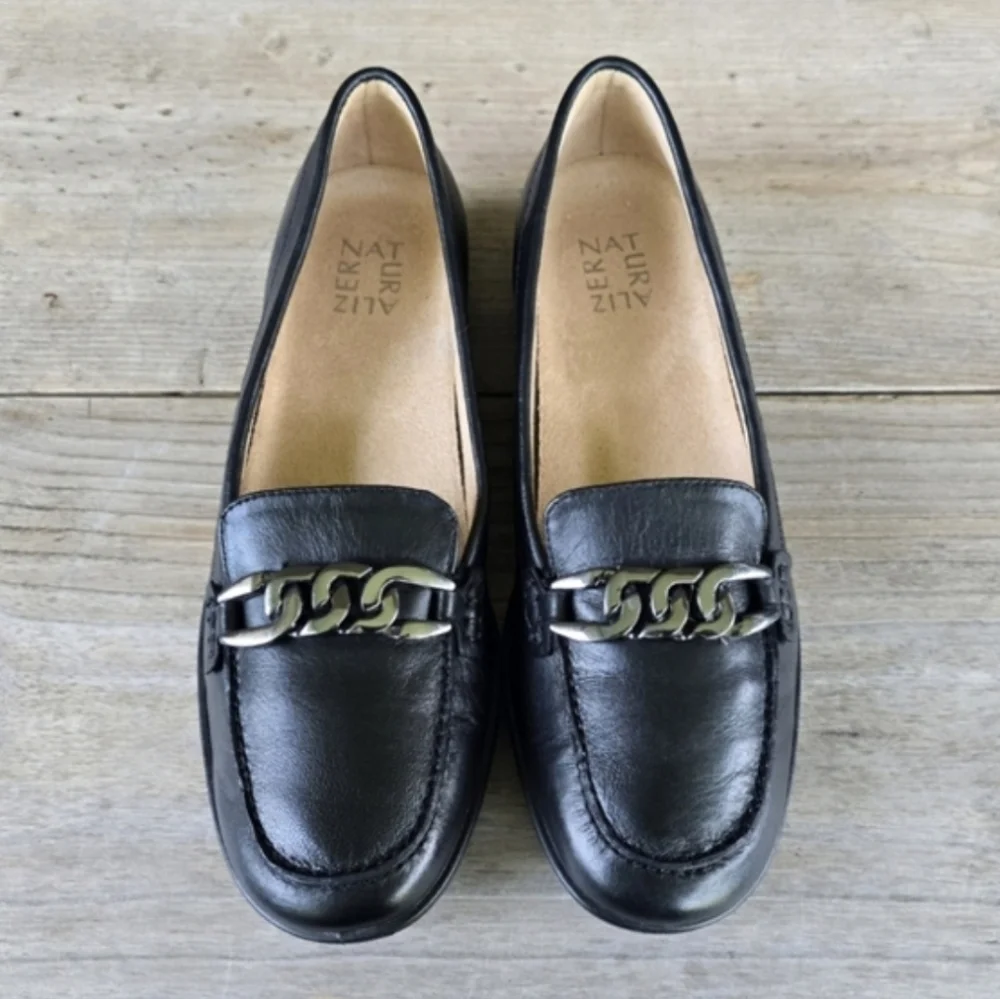 Naturalizer Austin Classic Preppy Minimalist Horsebit Comfort Loafers 8.5M